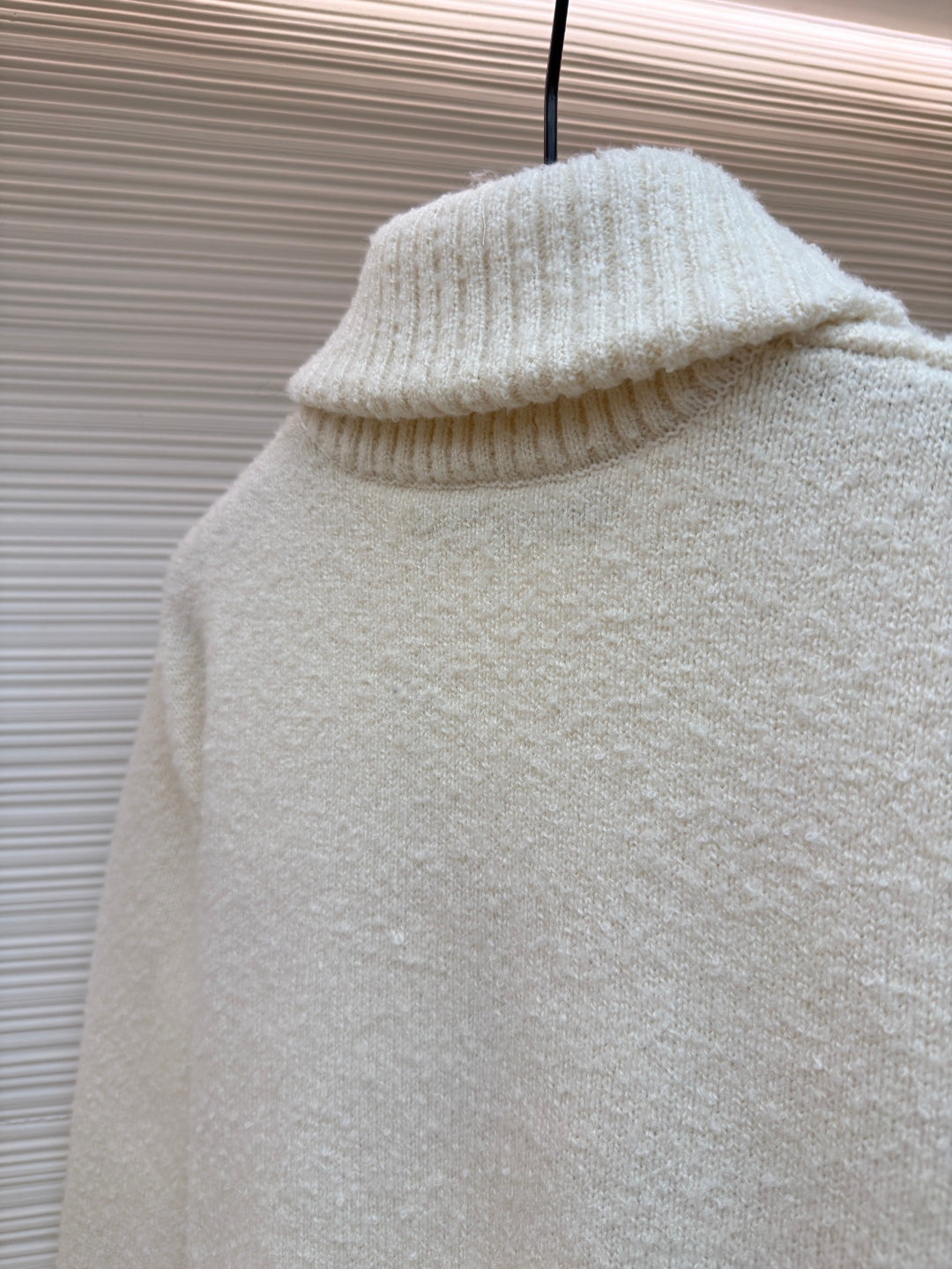 LV Logo Wool Knit Cardigan