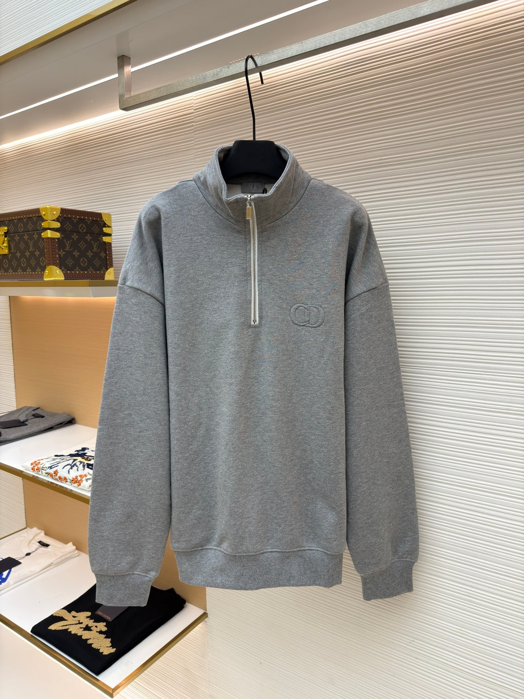 Embroidered Crewneck Sweatshirt