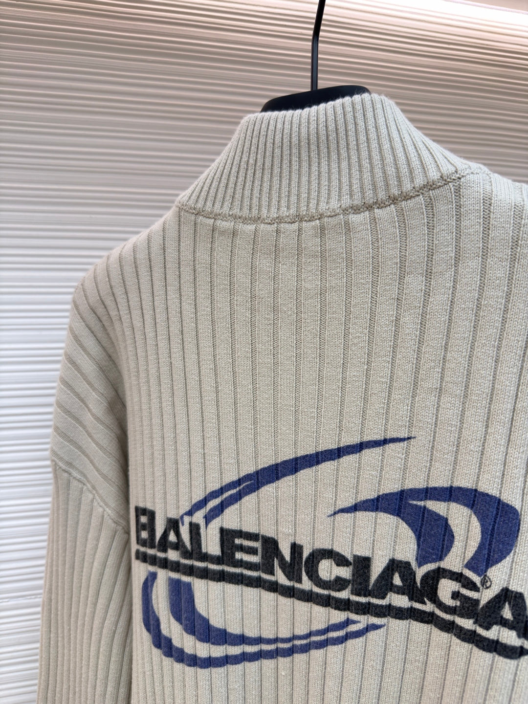 Striped Half-Zip Sweater