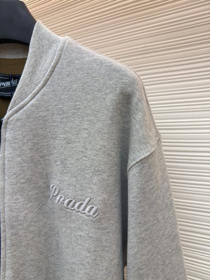 Embroidered Zip Jacket