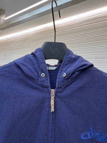 Embroidered Zip Jacket