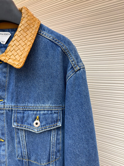 Intrecciato Denim Jacket