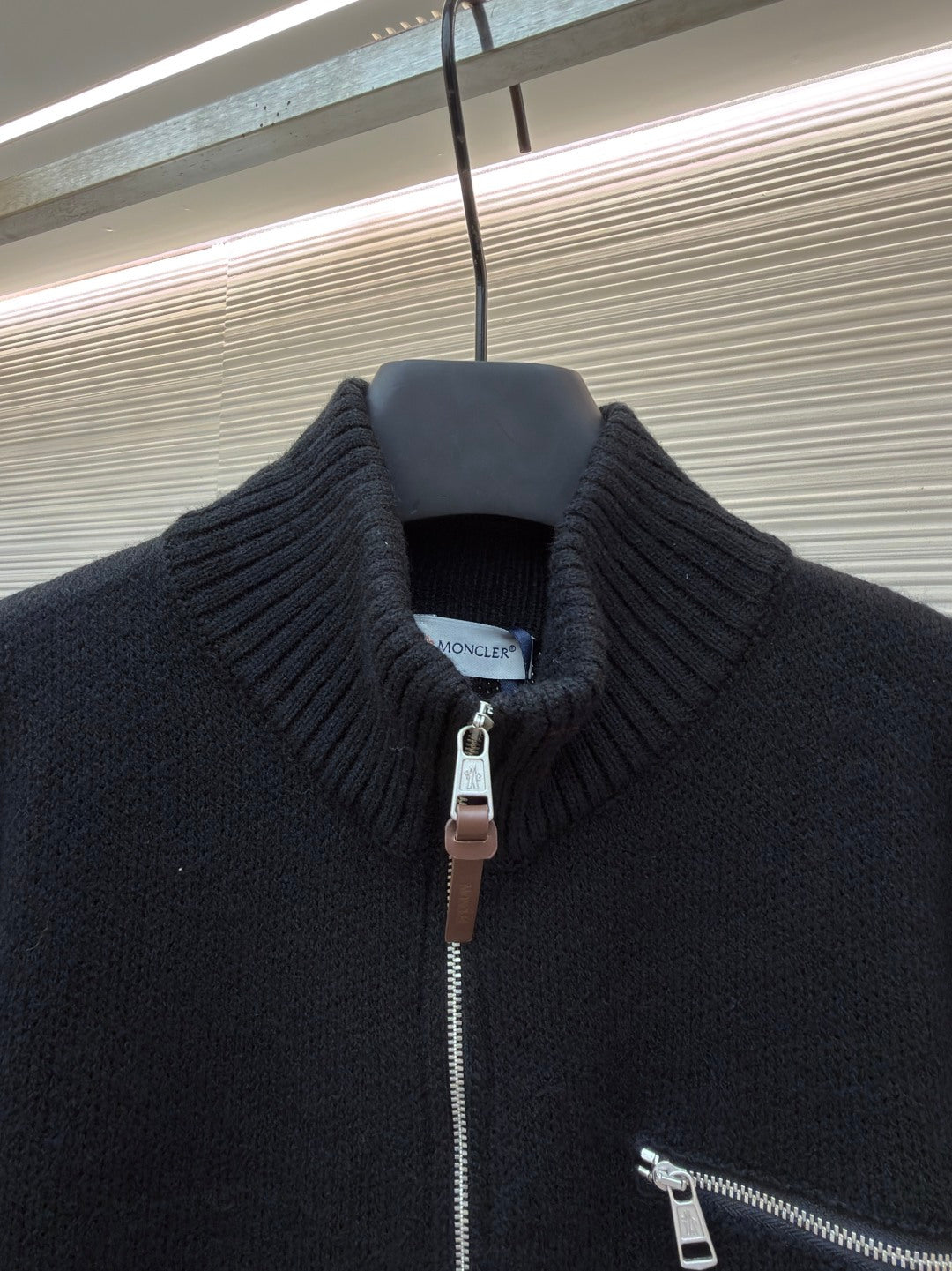 Logo Patch Half-Zip Sweater