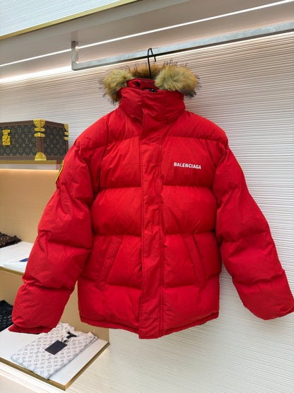 Reversible Hooded Down Jacket