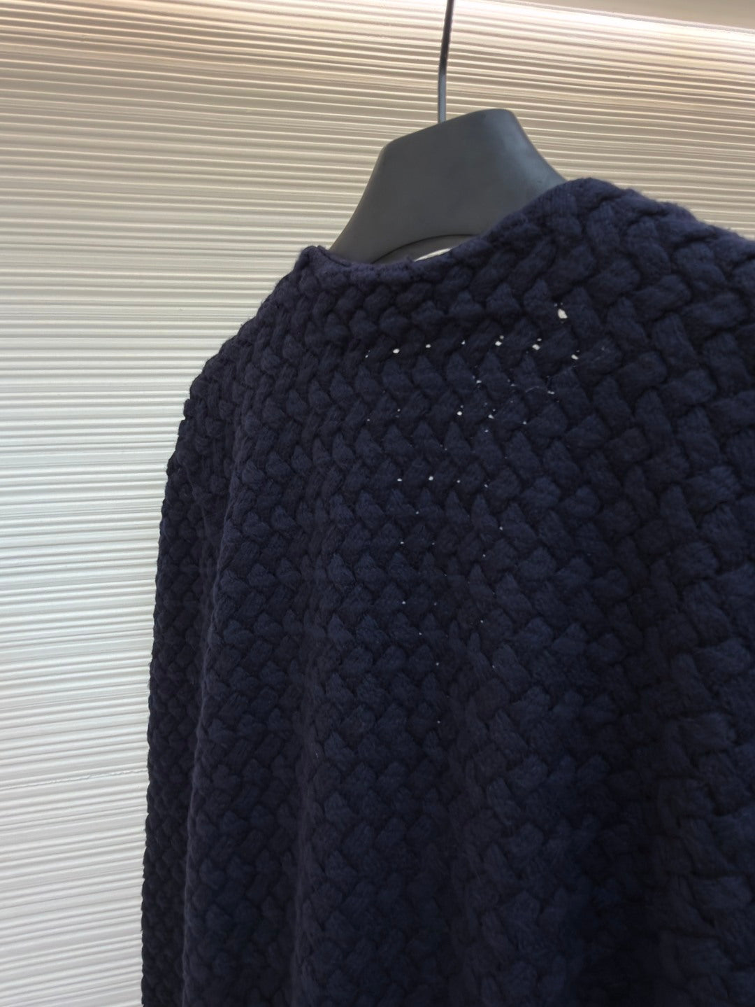Intrecciato Wool Knit Cardigan
