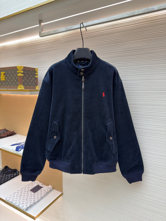 Embroidered Corduroy Jacket
