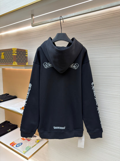Graphic Zip-Up Hoodie