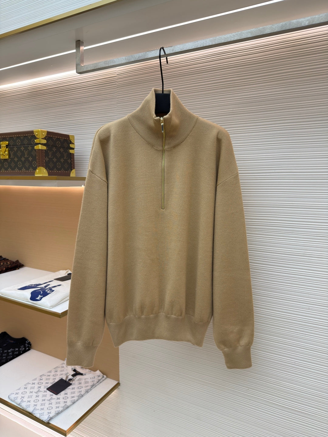 Logo Half-Zip Sweater