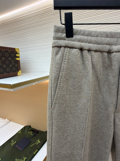 Oblique Cashmere Trousers
