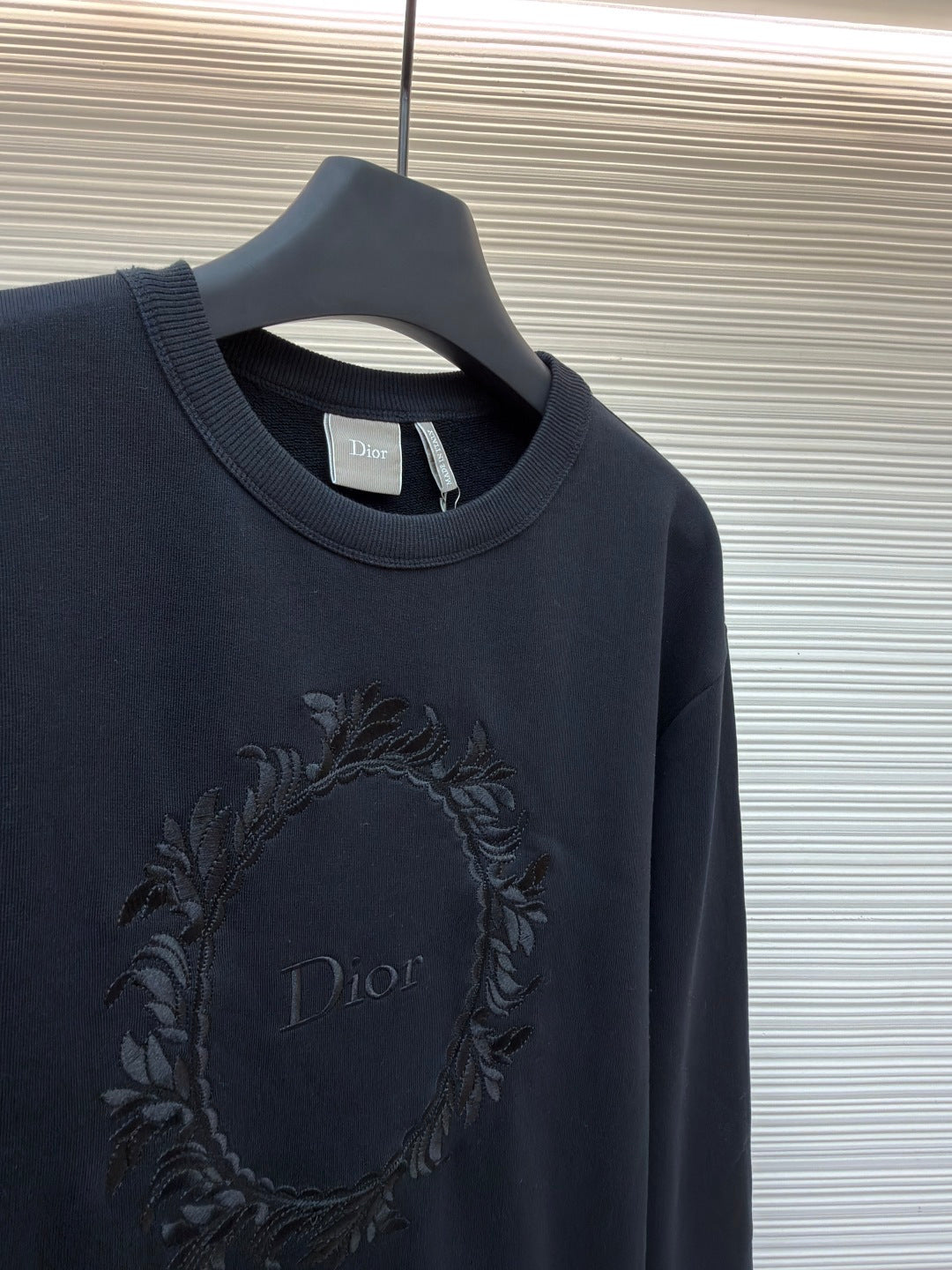 Embroidered Crewneck Sweatshirt