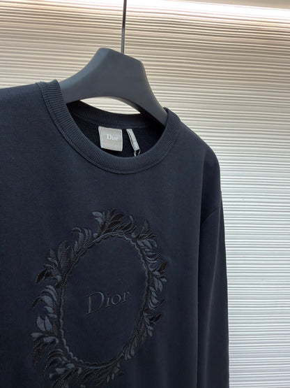 Embroidered Crewneck Sweatshirt
