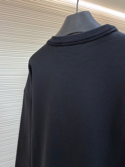Embroidered Crewneck Sweatshirt