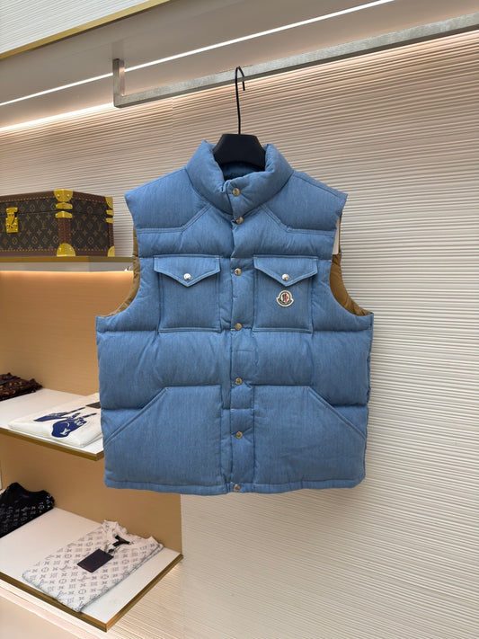 Denim Down Gilet
