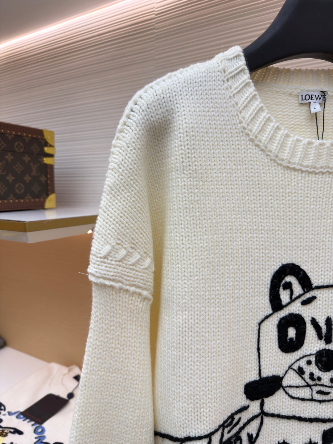 Embroidered Crewneck Sweater
