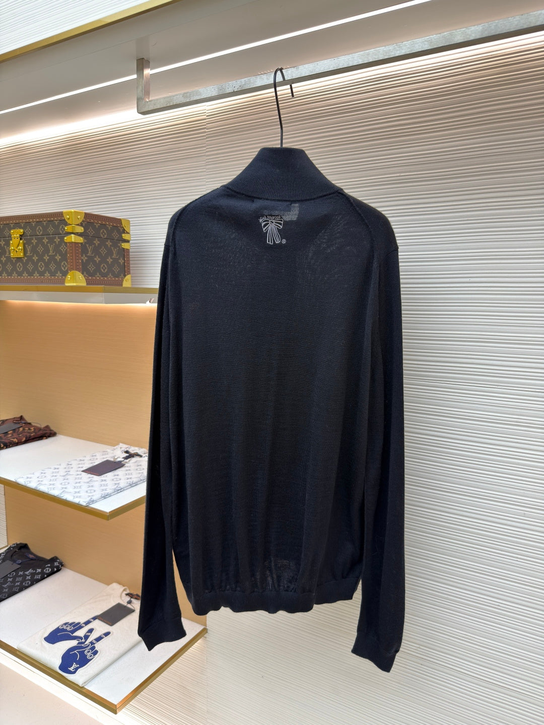 Bow Motif Wool Jacket