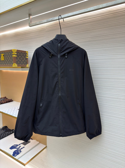 Logo Hooded Jacket