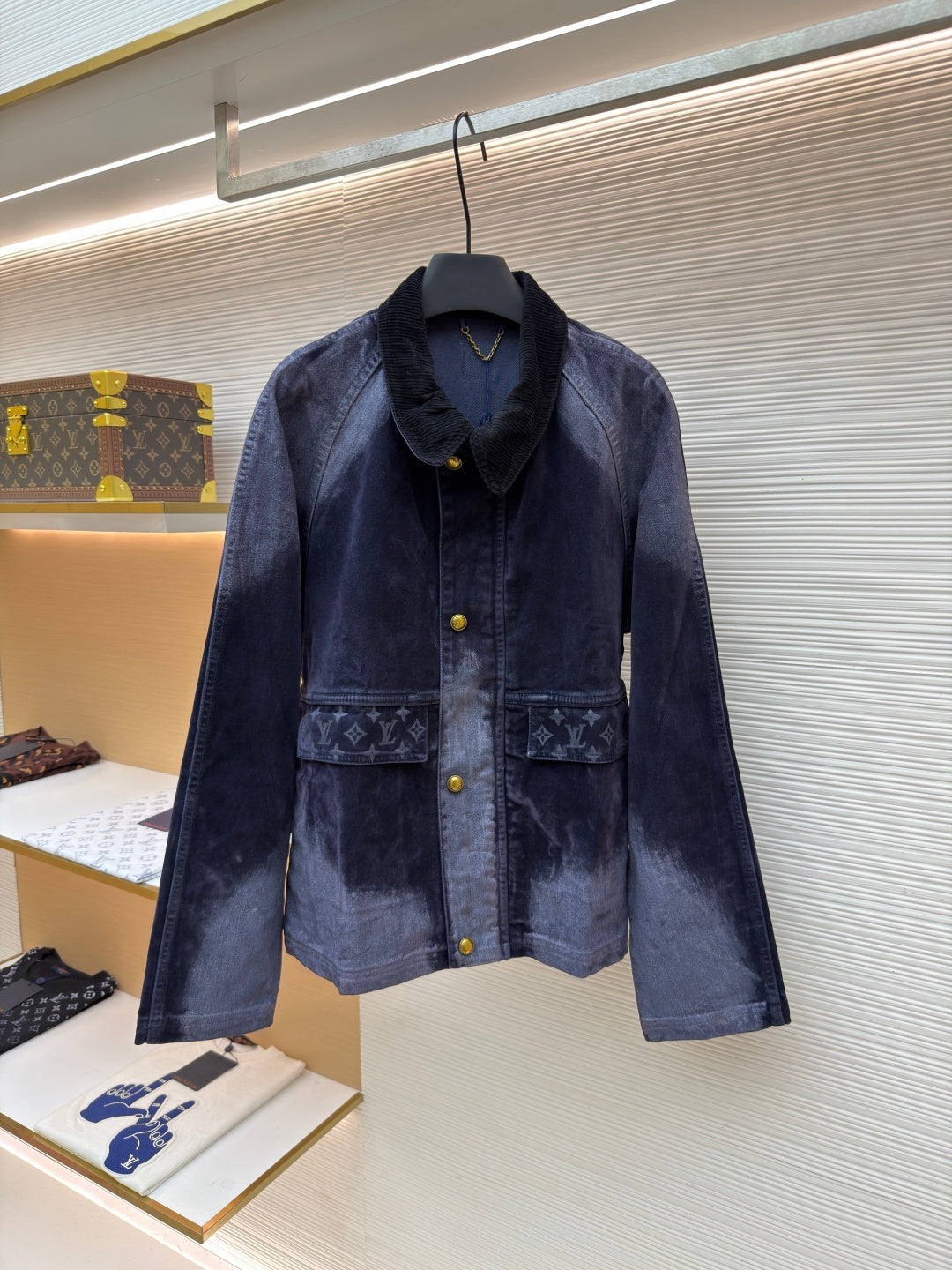 LV Logo Denim Jacket