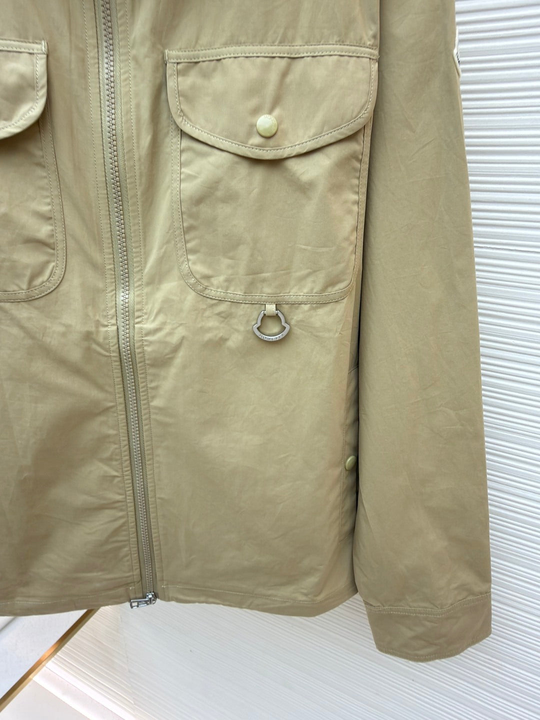 Logo Patch Zip Jacket