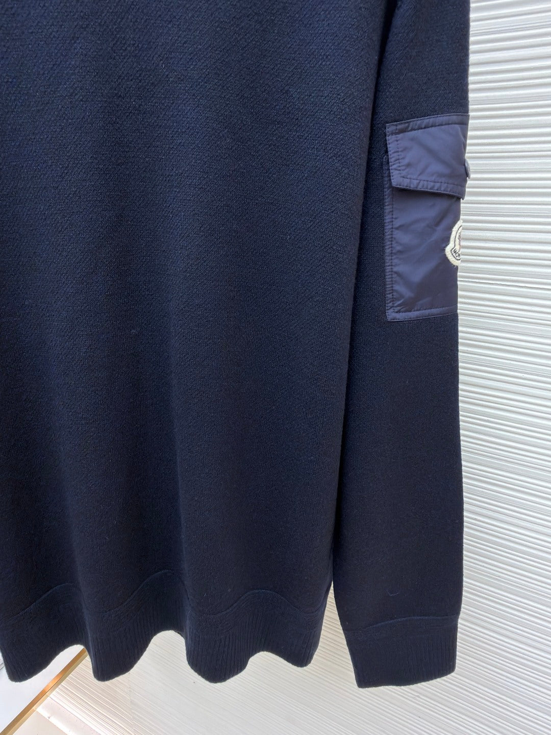 Logo Patch Crewneck Sweater