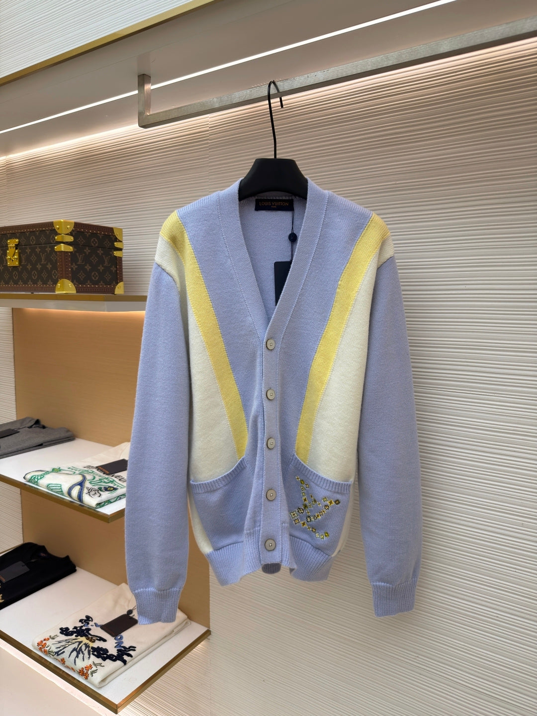 LV Logo Knit Cardigan