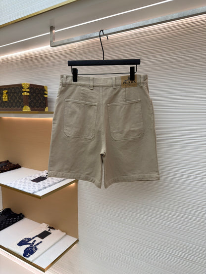 Logo Denim Shorts