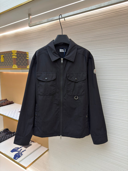 Logo Patch Zip Jacket