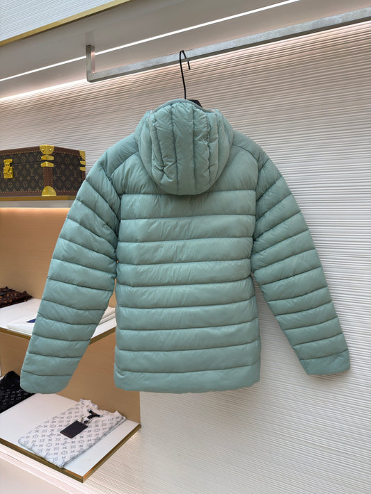 Embroidered Down Jacket