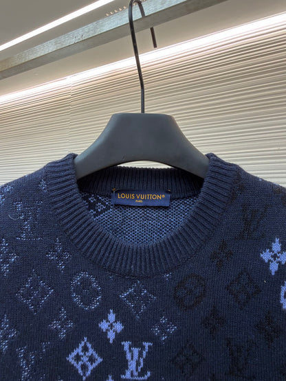 LV Logo Crewneck Sweater