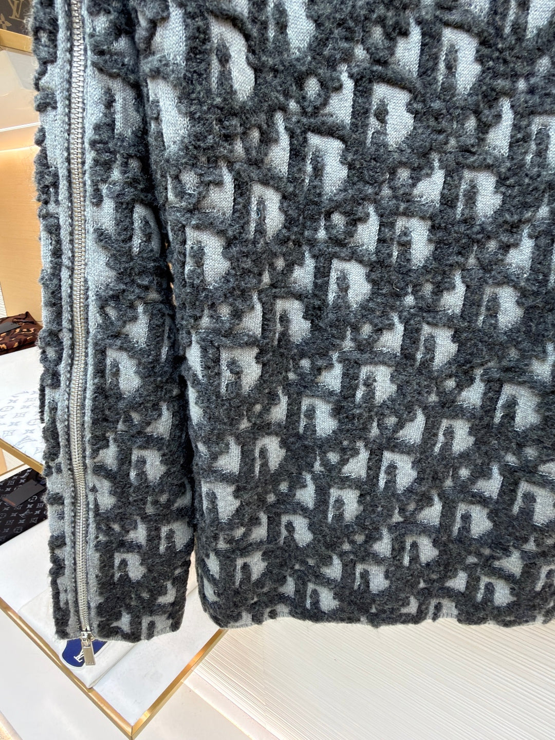 Oblique Zip Cardigan