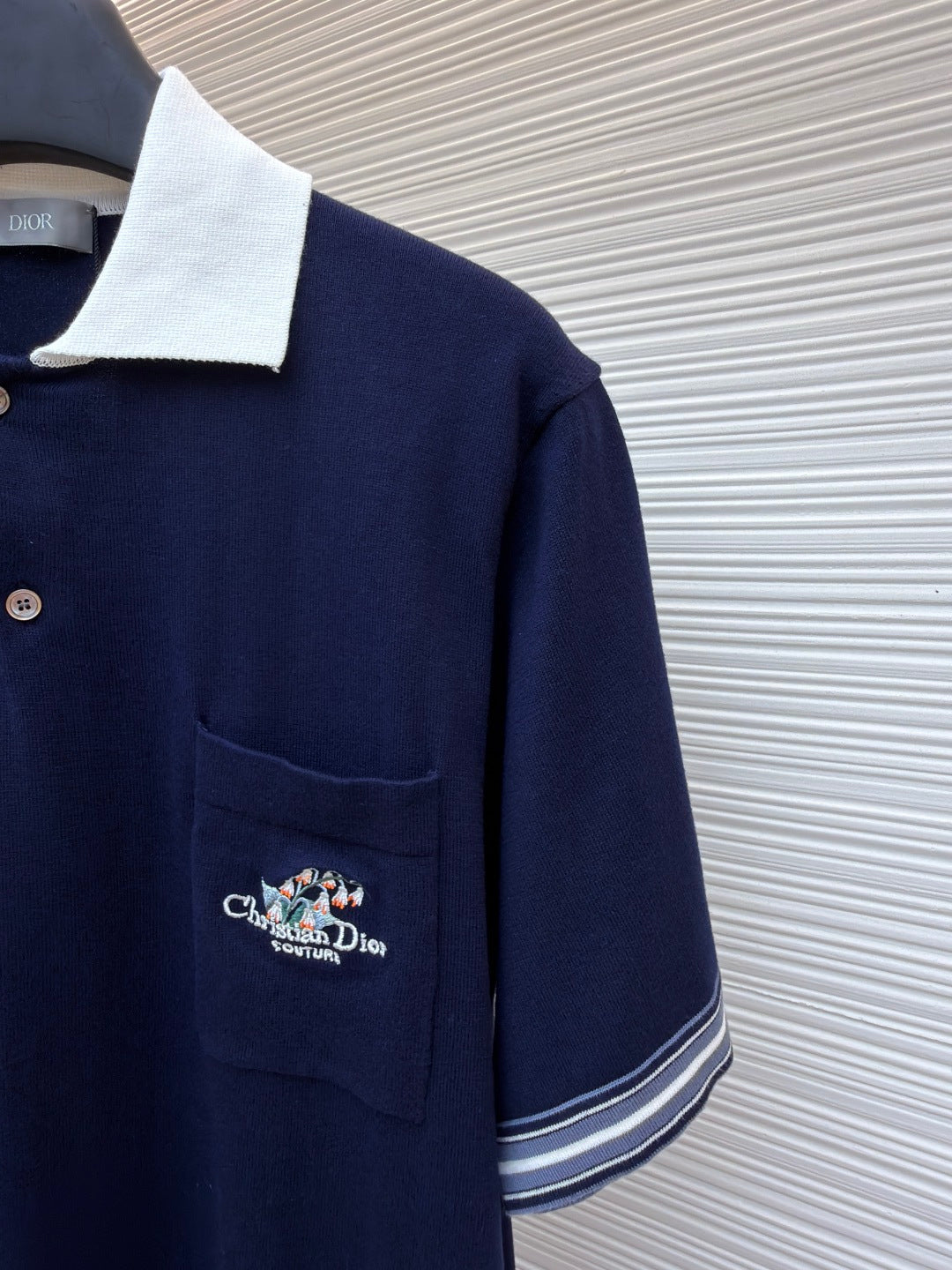 Embroidered Knit Polo
