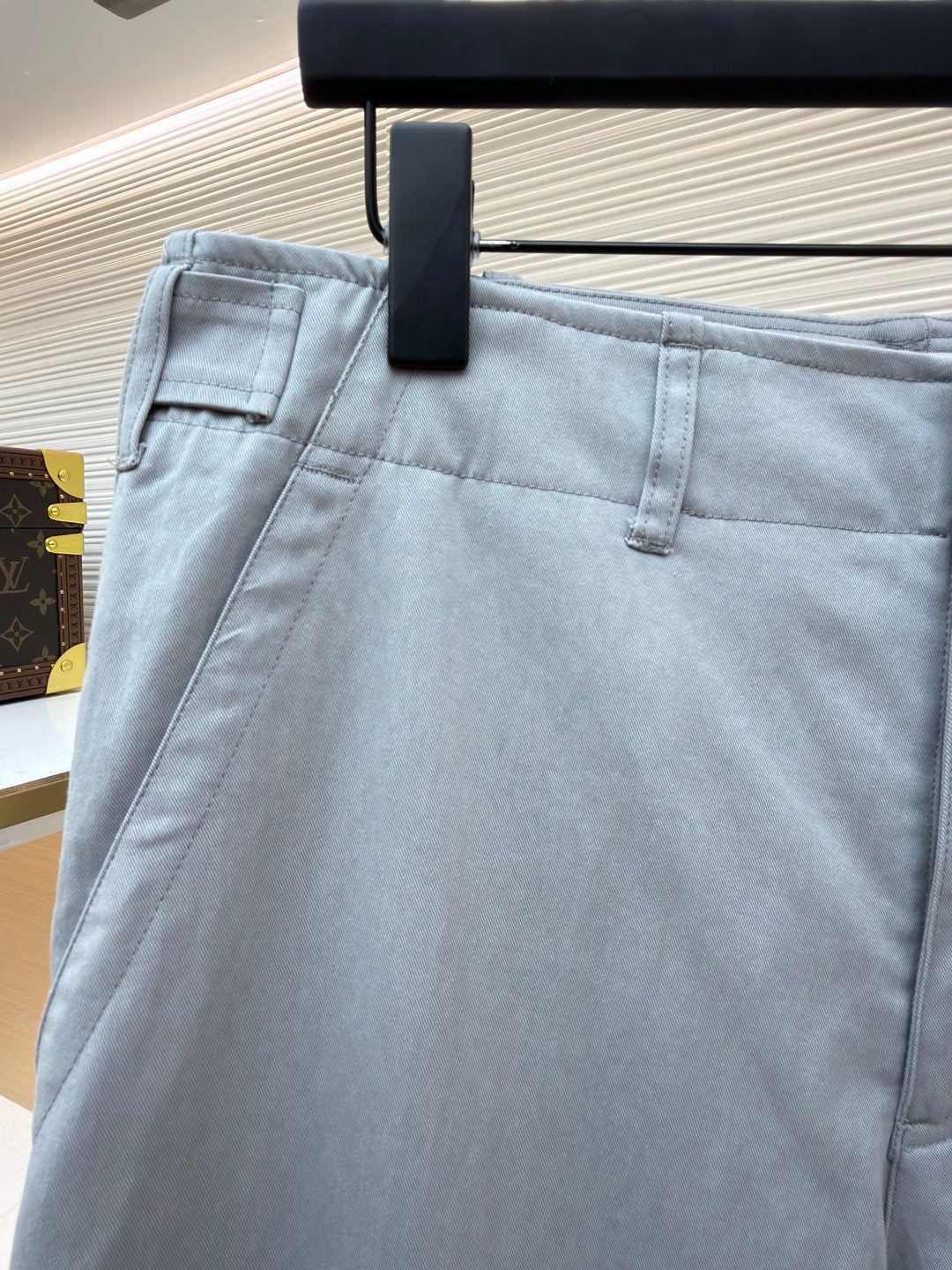 Gabardine Cargo Trousers