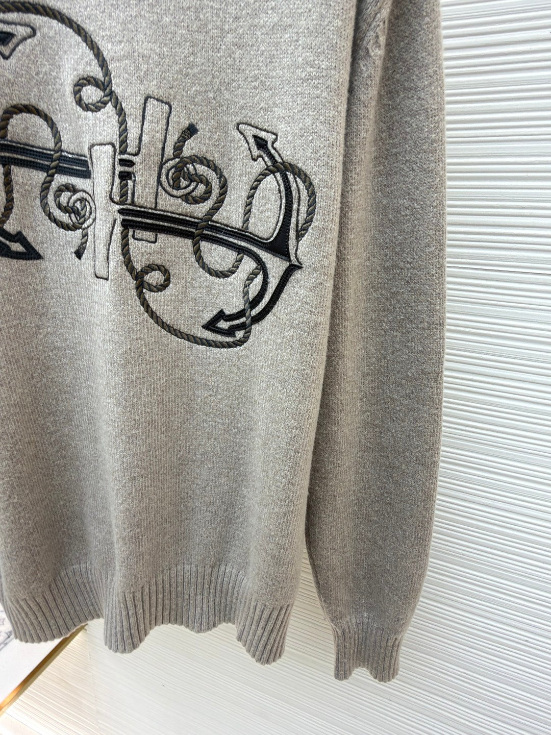 Embroidered Crewneck Sweater
