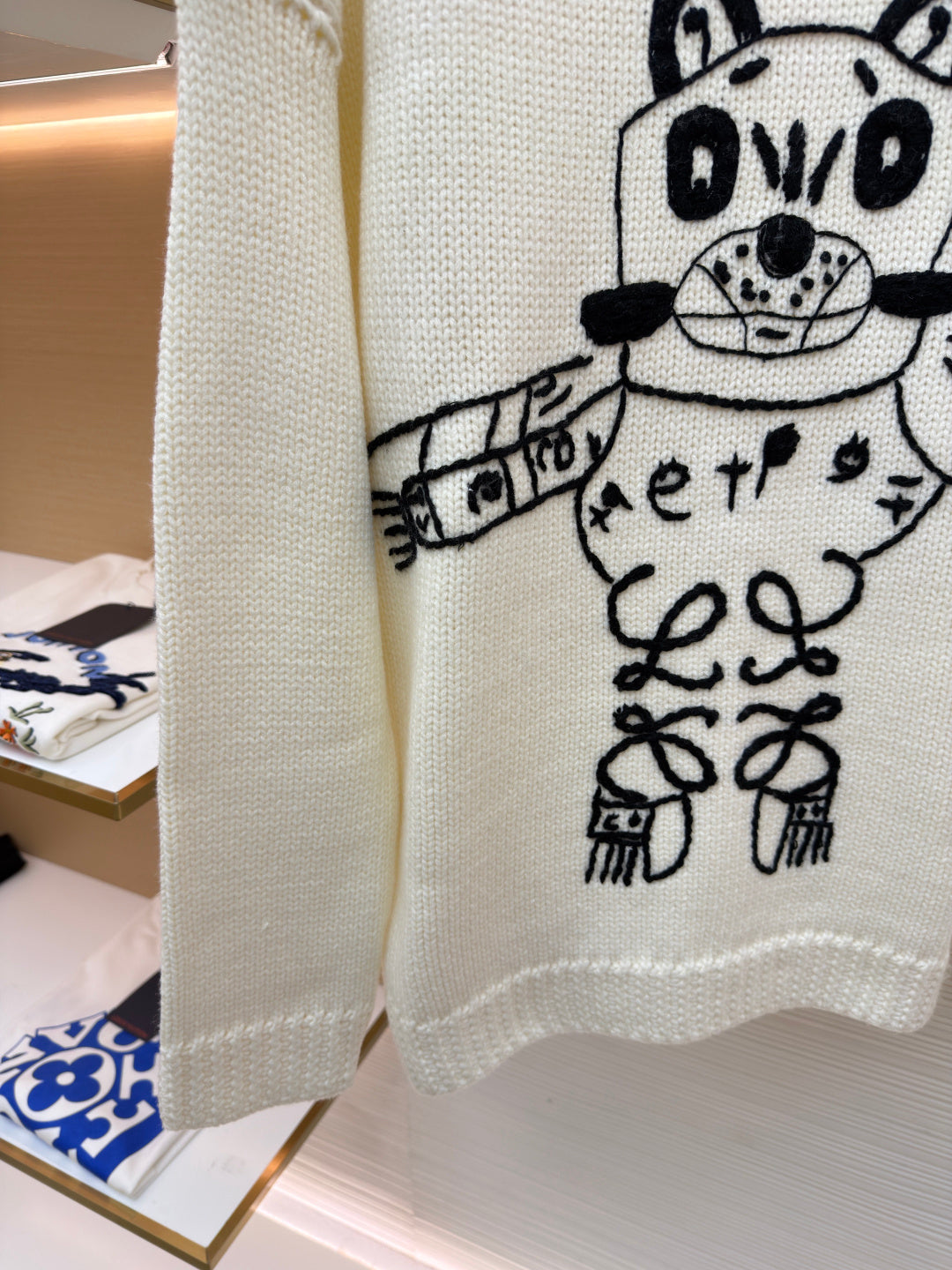 Embroidered Crewneck Sweater