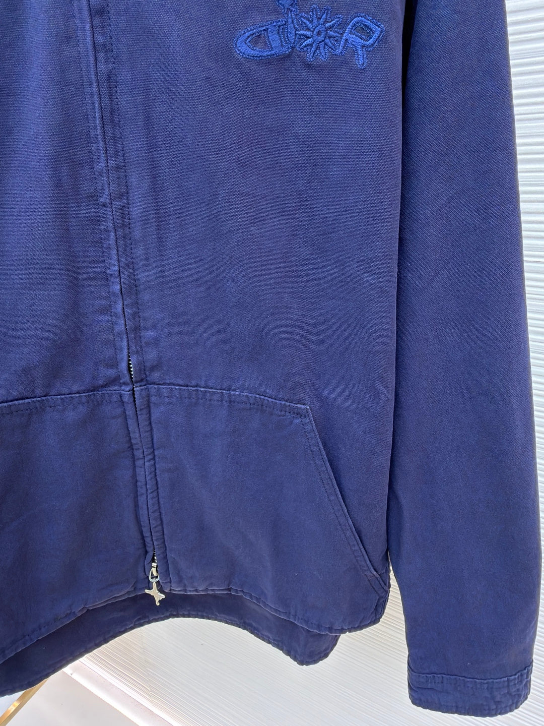 Embroidered Zip Jacket