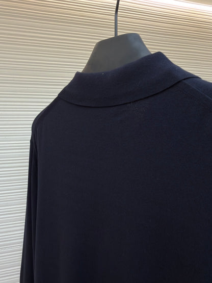 Embroidered Longsleeve Polo