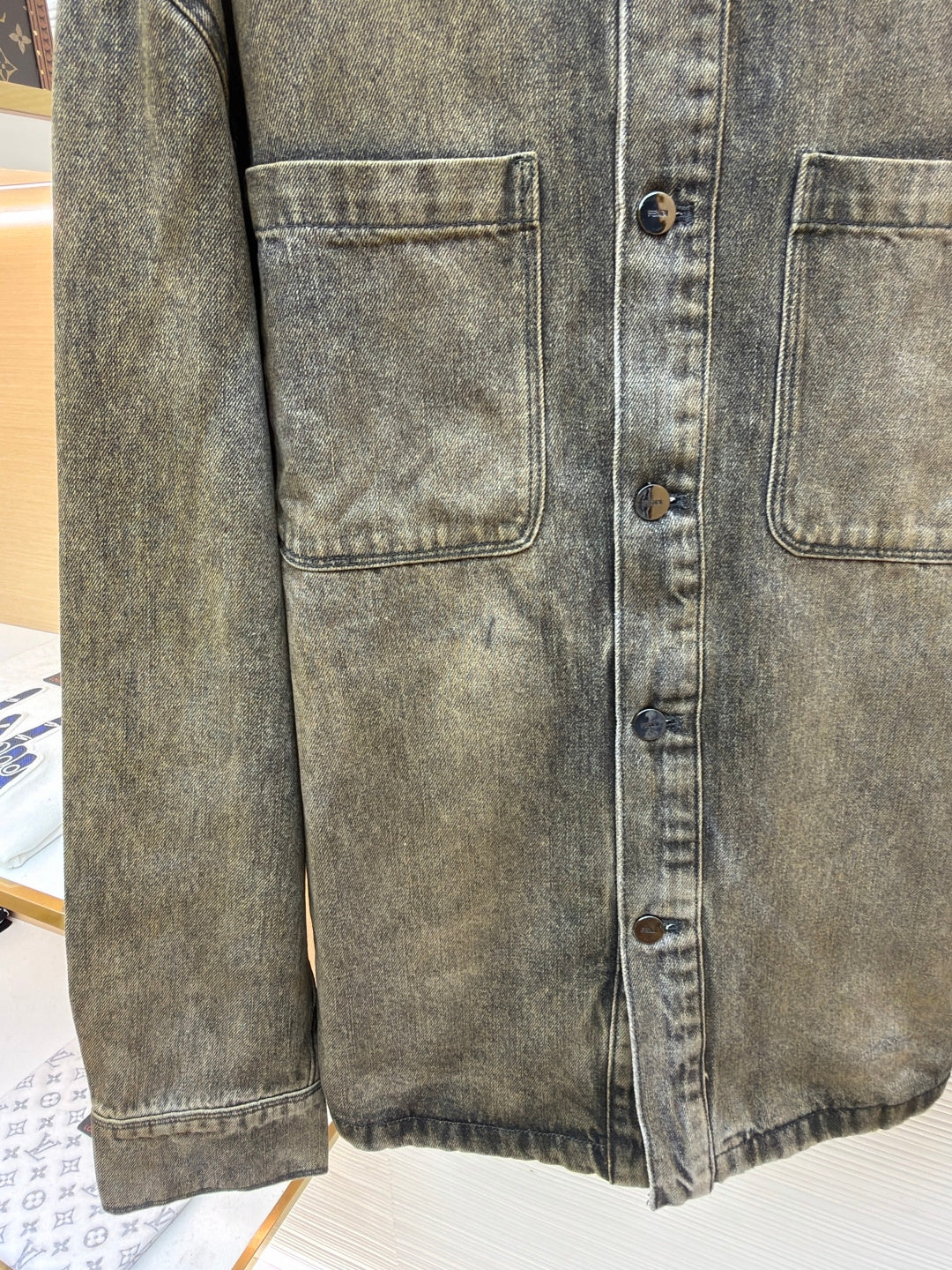Logo Denim Shirt