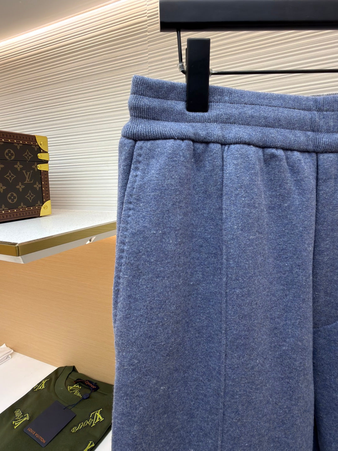 Oblique Cashmere Trousers
