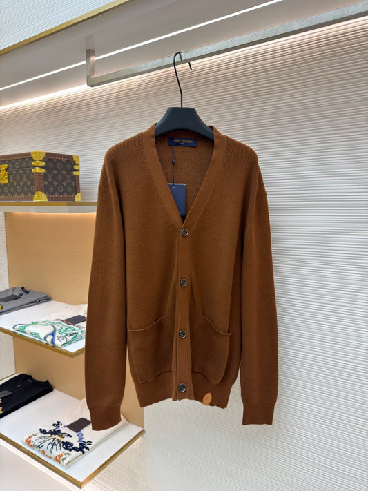 LV Logo Knit Cardigan