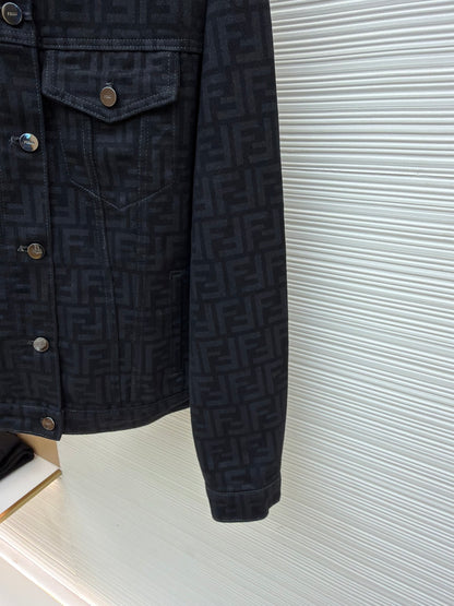 Graphic Denim Jacket