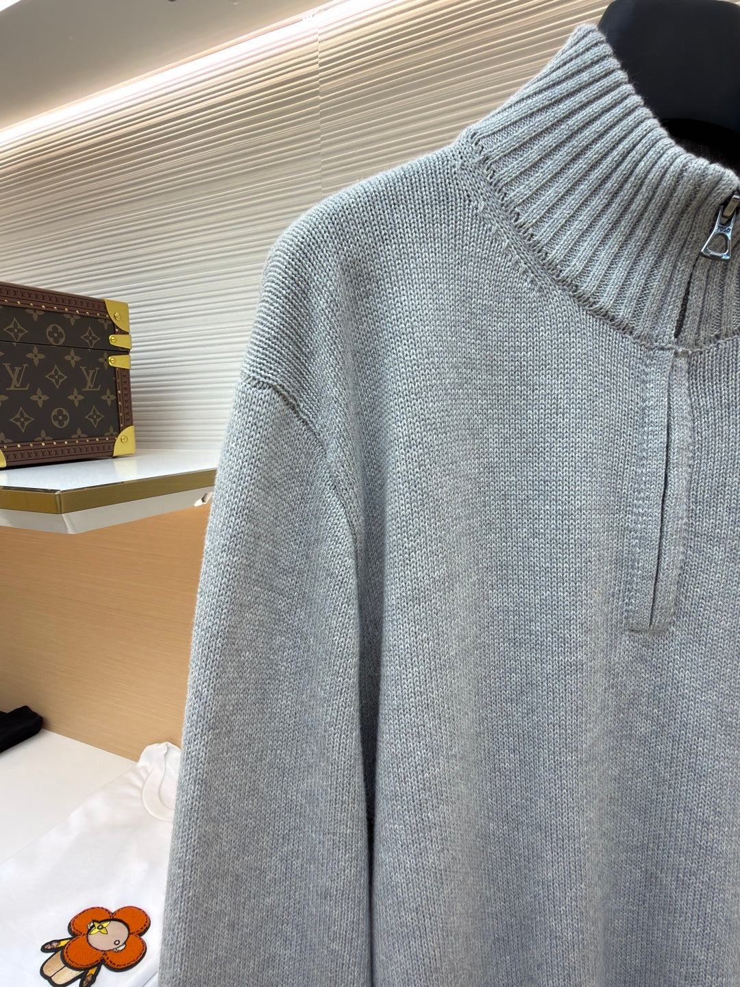 Embroidered Turtleneck Sweater