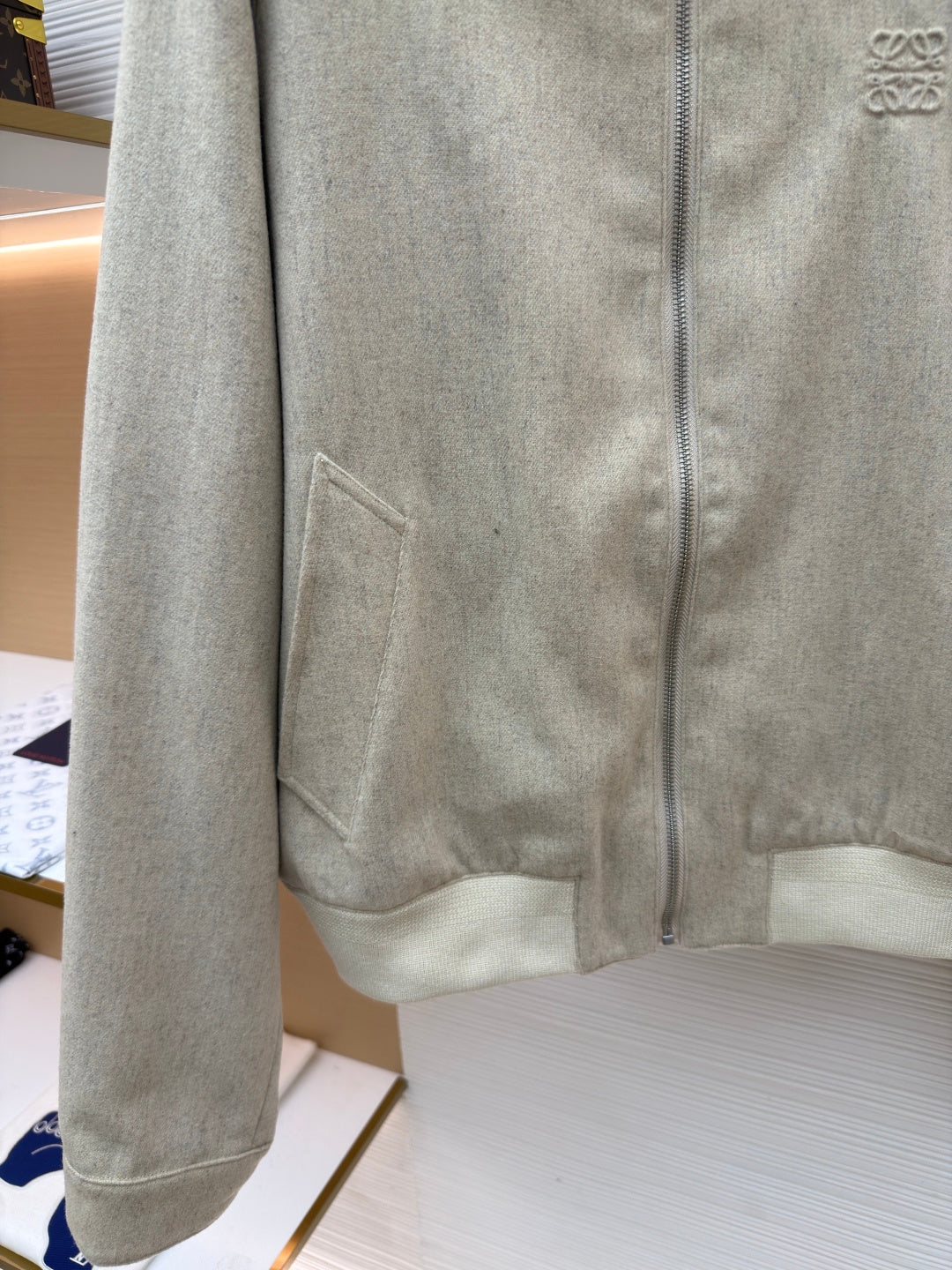 Anagram Wool Zip Jacket
