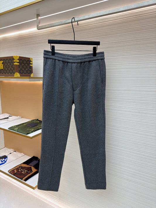 Oblique Cashmere Trousers