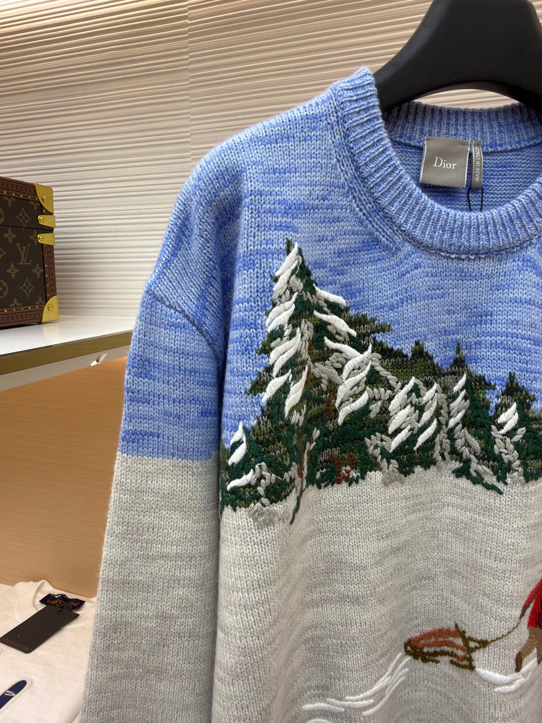 Embroidered Crewneck Sweater