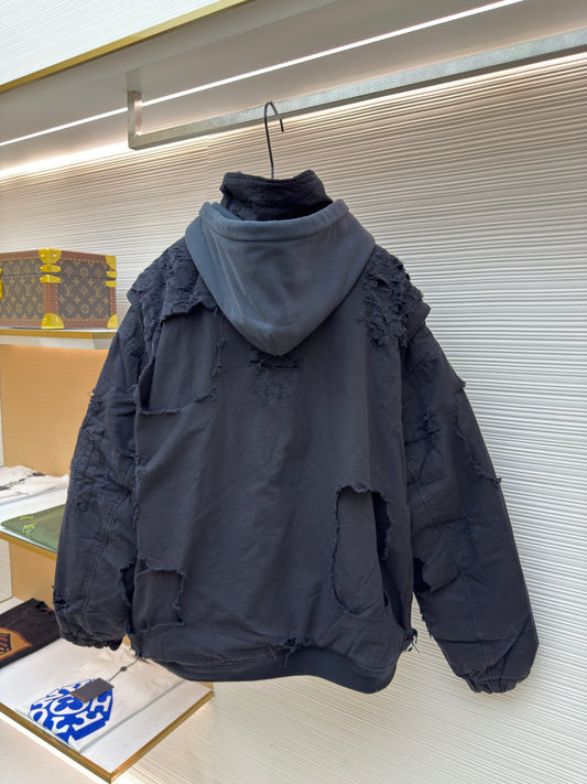 Destroyed Down Jacket