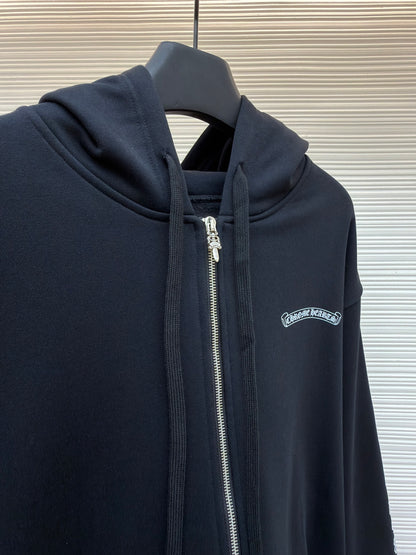 Graphic Zip-Up Hoodie