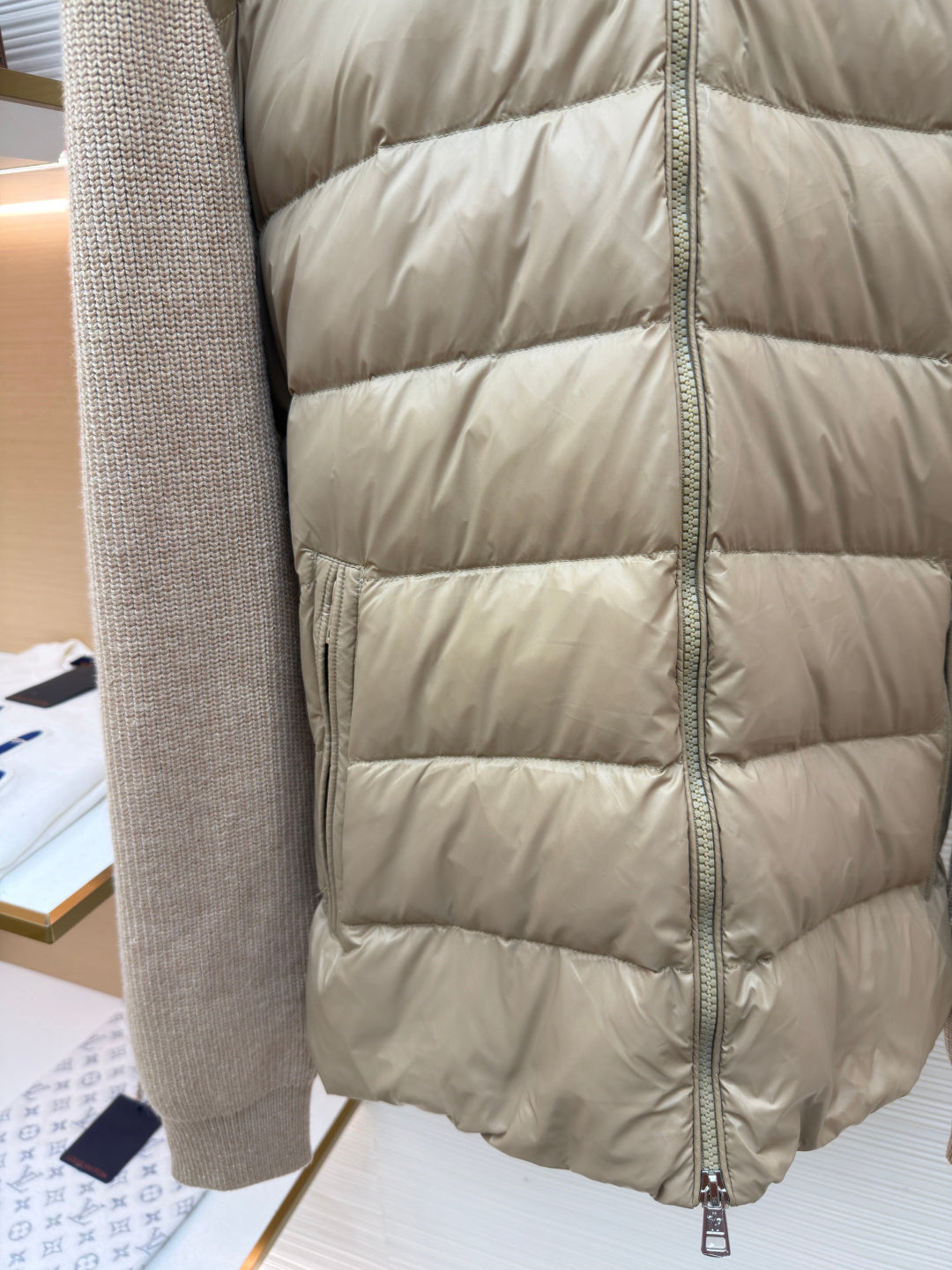 Embroidered Down Jacket