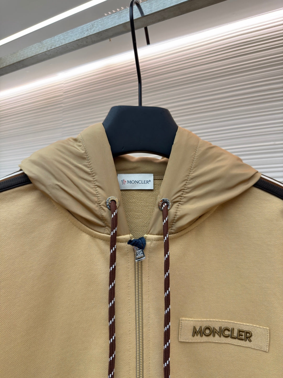 Logo Patch Zip-Up Hoodie