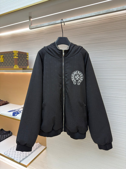 Horseshoe Hooded Down Jacket