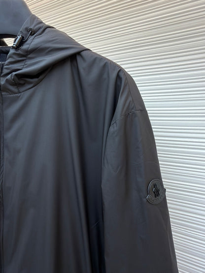 Logo Patch Hooded Jacket