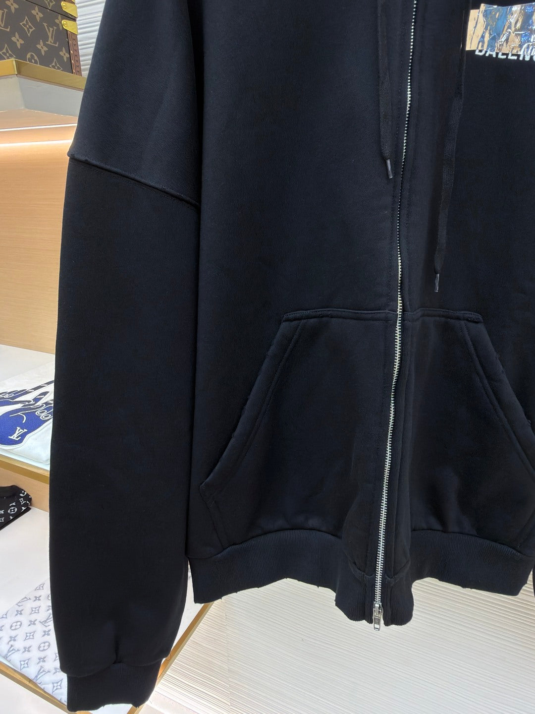 Tape Logo Hooded Jacket